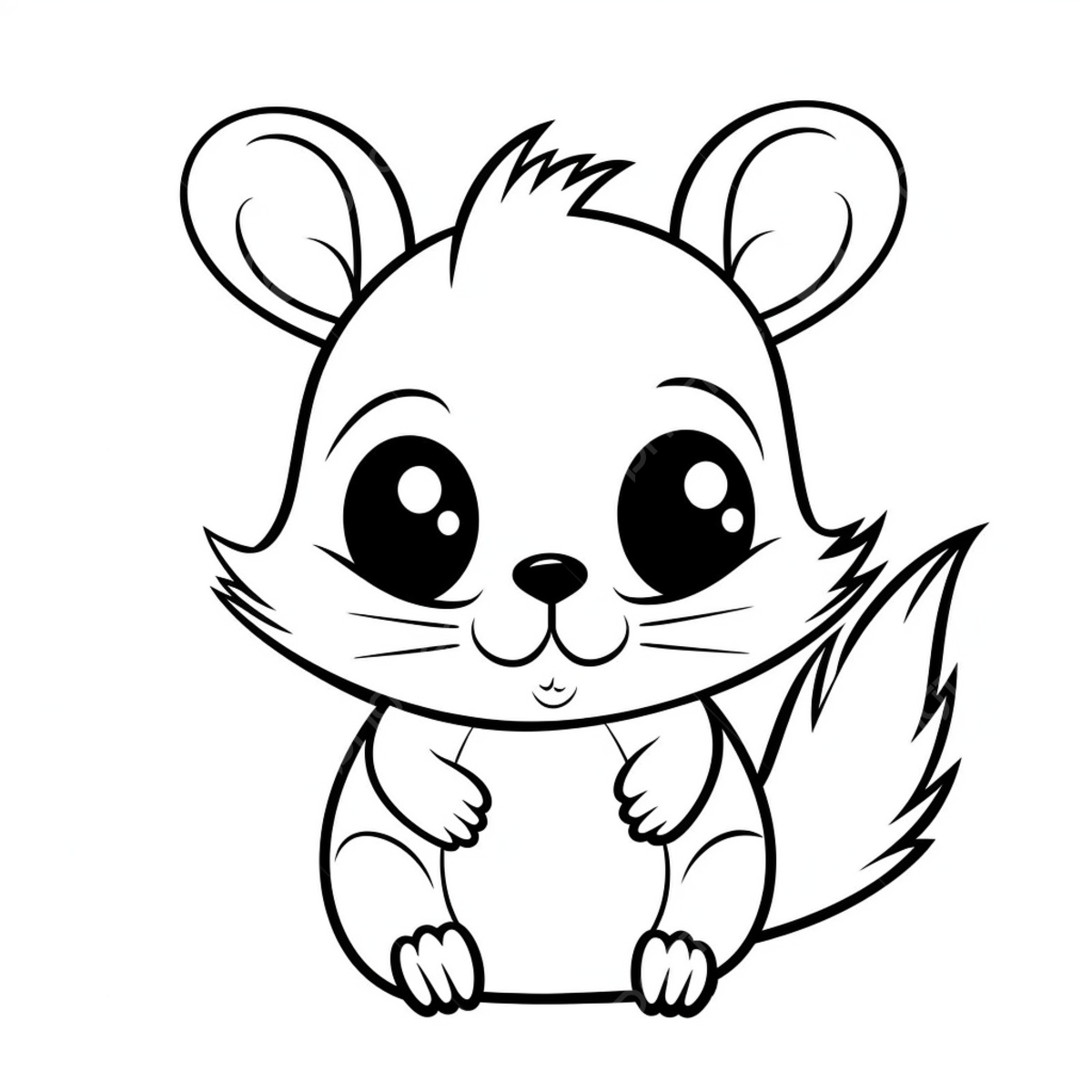 Cute rat coloring page with big eyes rat drawing eyes drawing ring drawing png transparent image and clipart for free download