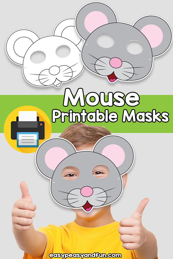 Printable mouse mask template â easy peasy and fun hip