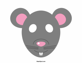 Printable rat mask