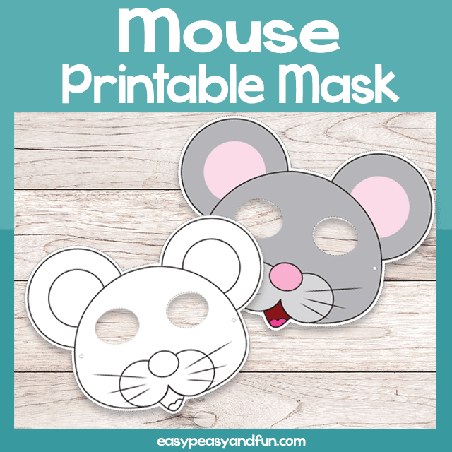 Printable mouse mask template â easy peasy and fun hip