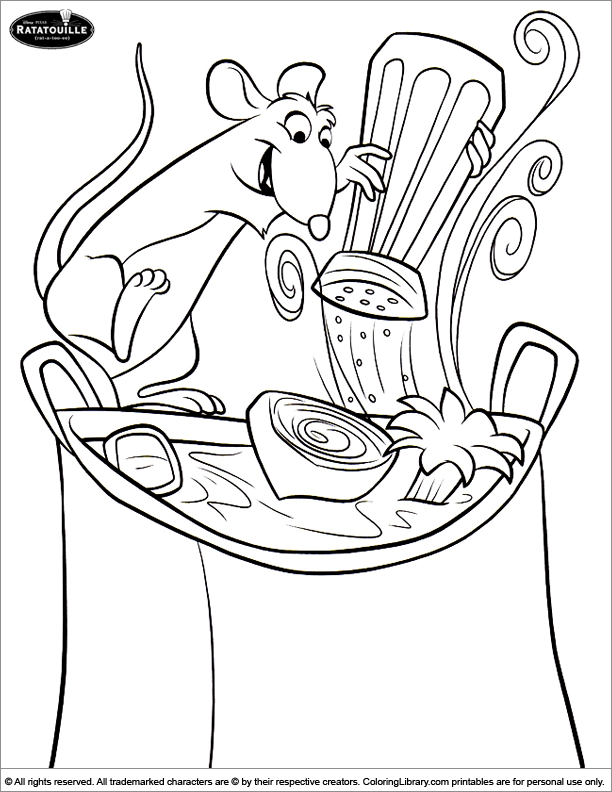 Ratatouille coloring page pãginas para colorear lindas pãginas para colorear disney dibujos sencillos disney