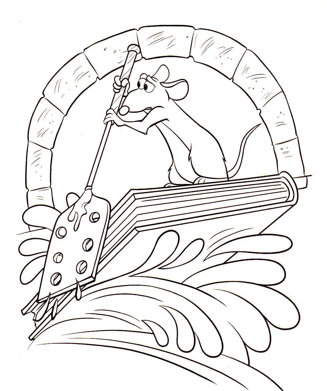 Printable ratatouille coloring pages