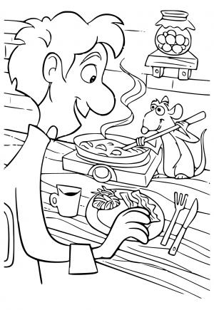 Free printable ratatouille coloring pages for adults and kids