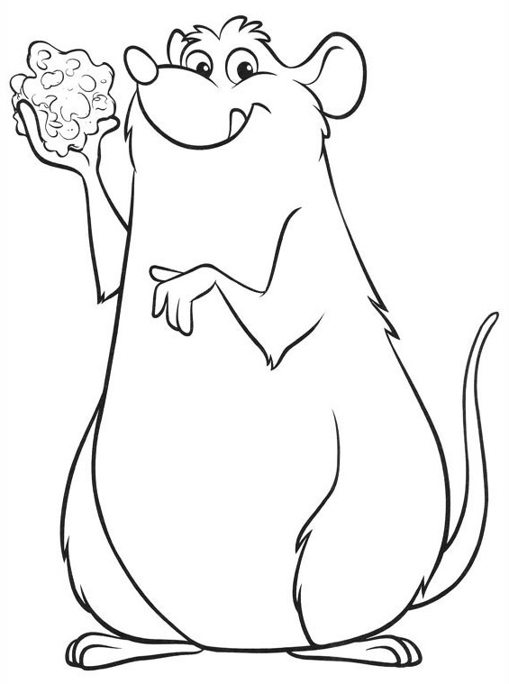 Ratatouille coloring pages