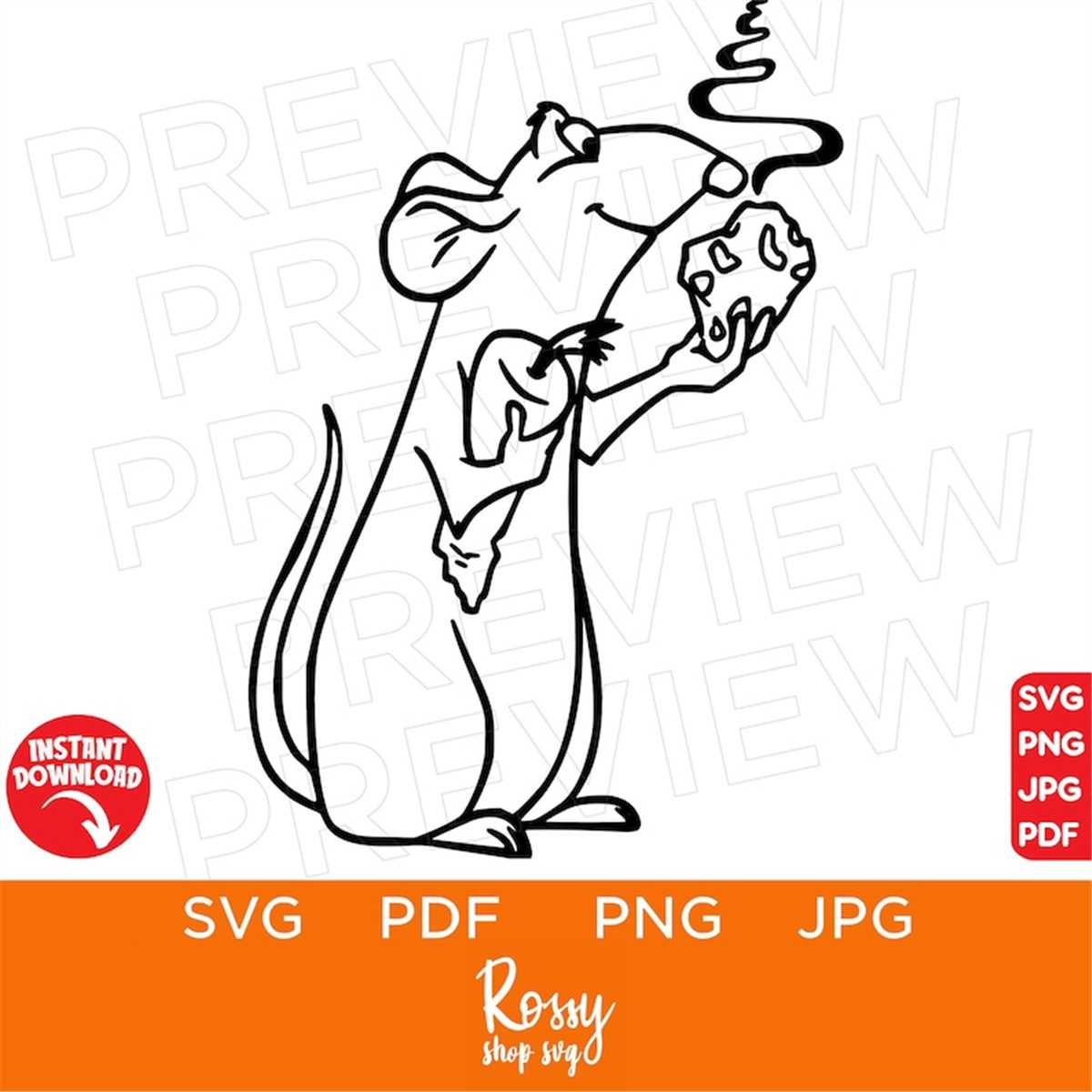 Remy ratatouille svg disneyland ears clipart anyone can