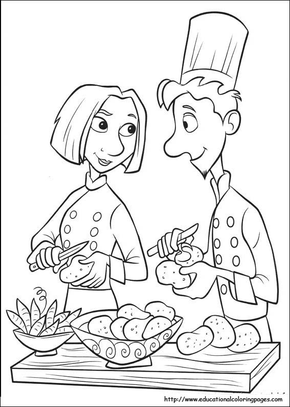 Ratatouille coloring pages