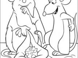 Best ratatouille coloring pages for kids