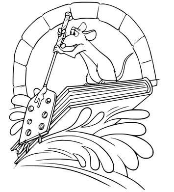 Ratatouille coloring pages