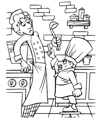 Ratatouille coloring pages