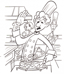 Printable ratatouille coloring pages