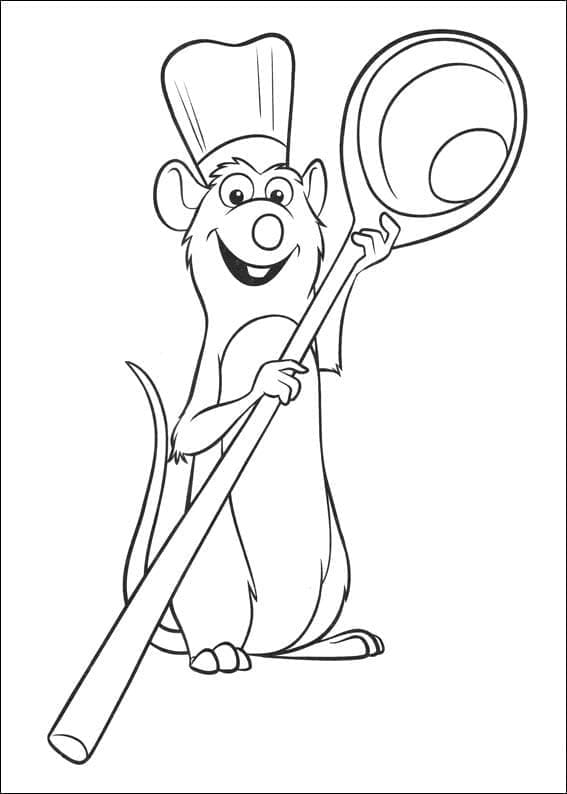 Ratatouille coloring pages