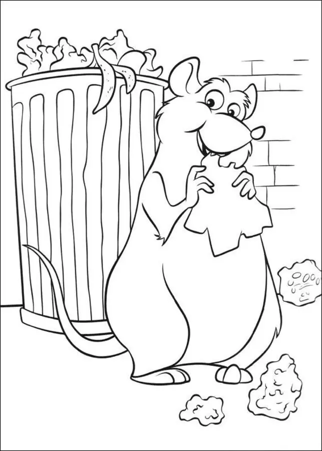 Coloring pages ratatouille printable for kids adults free