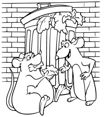 Ratatouille coloring pages