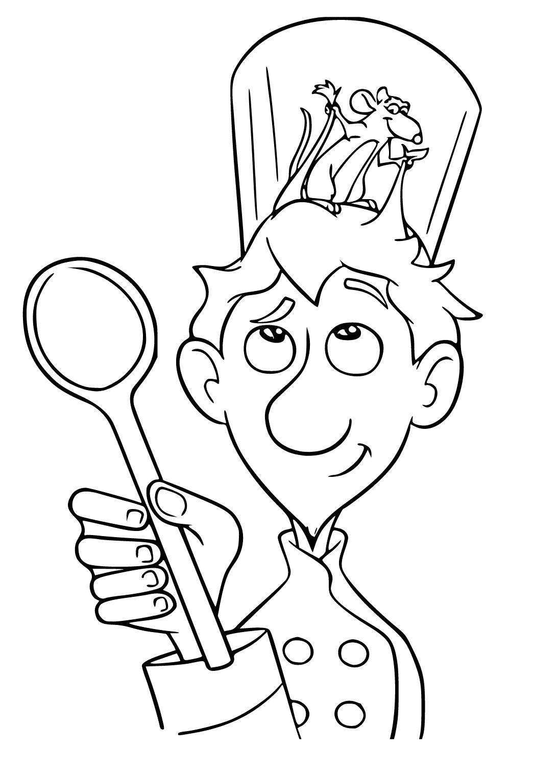 Free printable ratatouille friends coloring page sheet and picture for adults and kids girls and boys