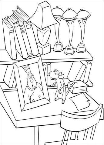 Remy is confused about the picture coloring page free printable coloring pages