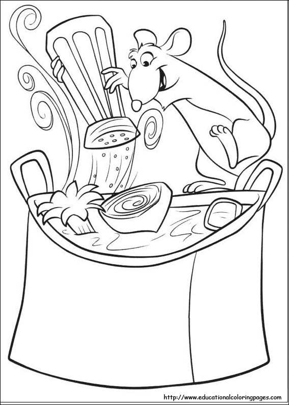 Ratatouille coloring pages