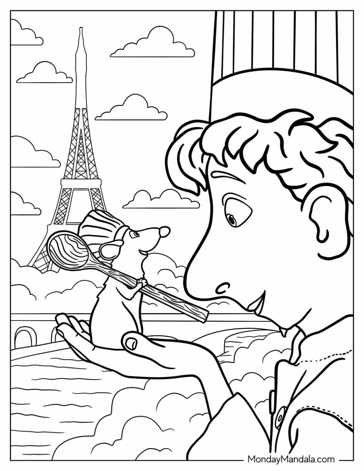 Pixar coloring pages free pdf printables