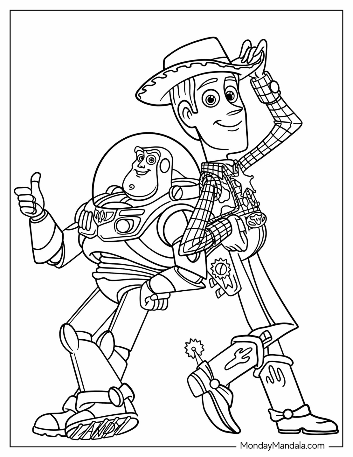 Pixar coloring pages free pdf printables