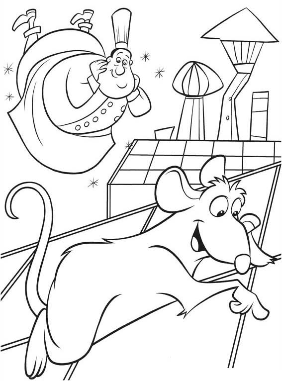 Printable coloring pages ratatouille