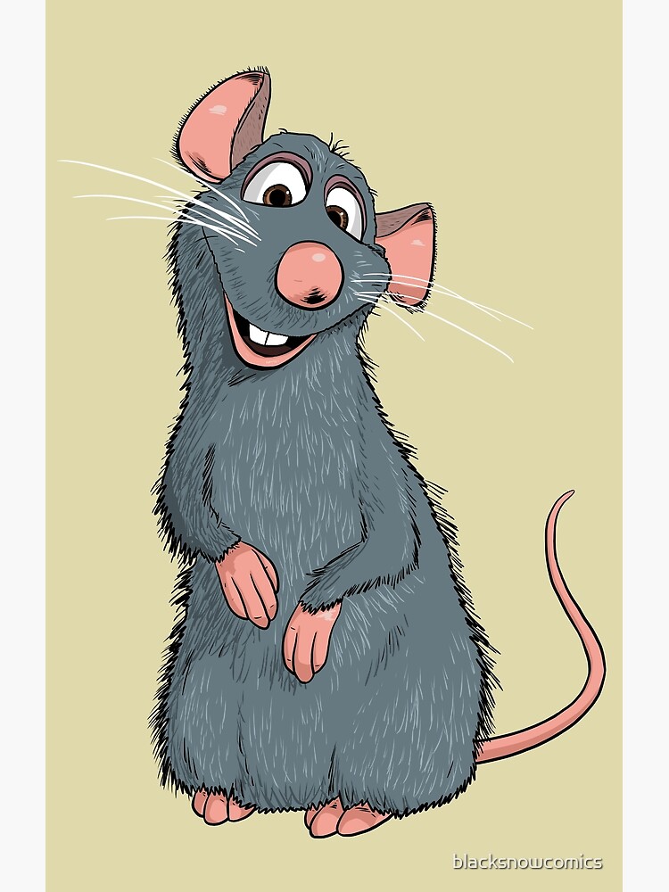 Remy from ratatouille framed art print for sale by blacksnowics