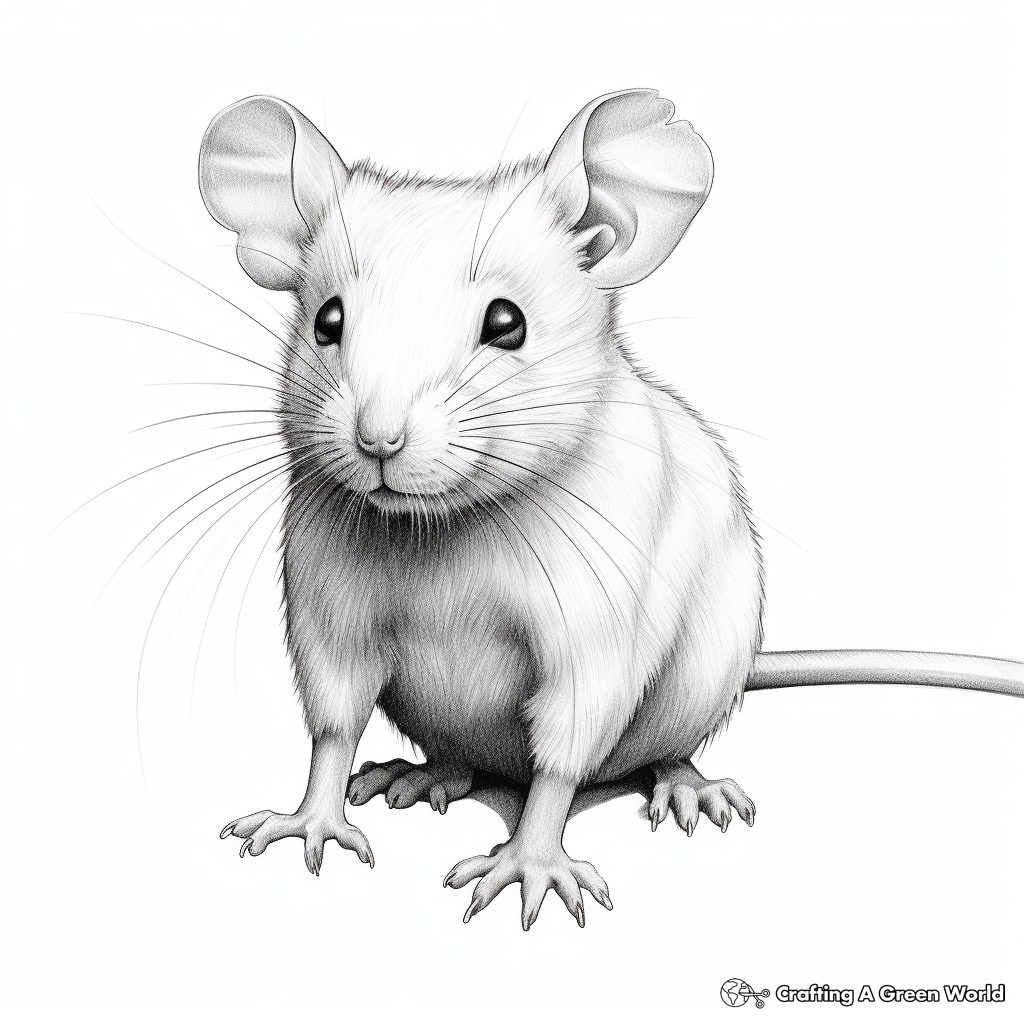 Rat coloring pages