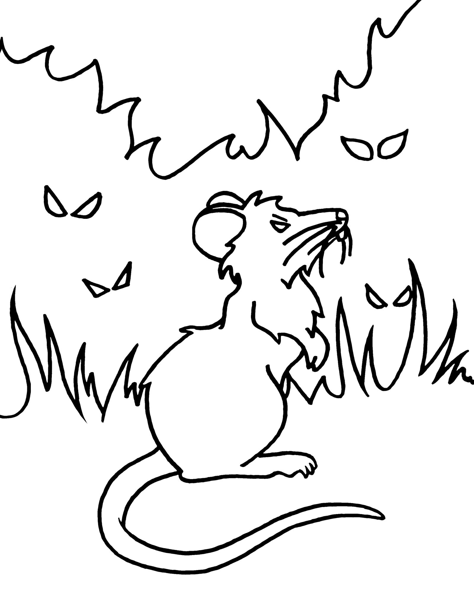 Rat coloring page by cetivarose on