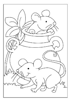 Discover the beauty of rats with our coloring pages collection for kids p