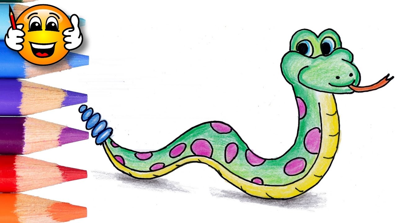 Coloring pages for kids rattle snake coloring for kids bibabibo