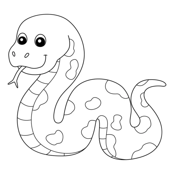 Cute funny coloring page rattlesnake provides hours coloring fun children stock vector by abbydesign