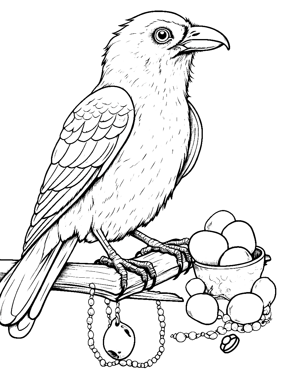Bird coloring pages free printable sheets
