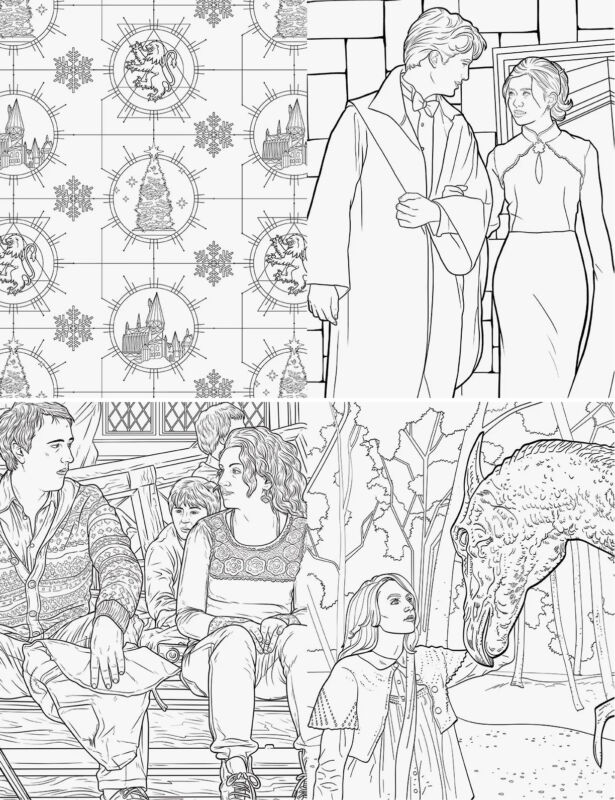 Harry potter ravenclaw house pride the official coloring book