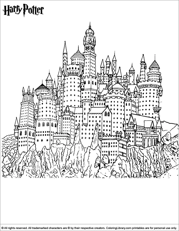 Free harry potter printables coloring sheets to do at home