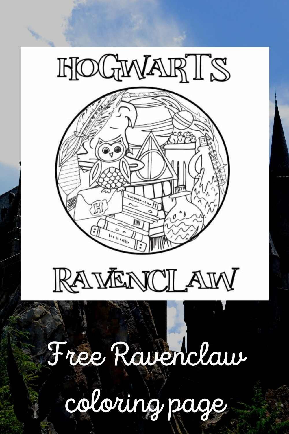 Free ravenclaw coloring pages â stevie doodles