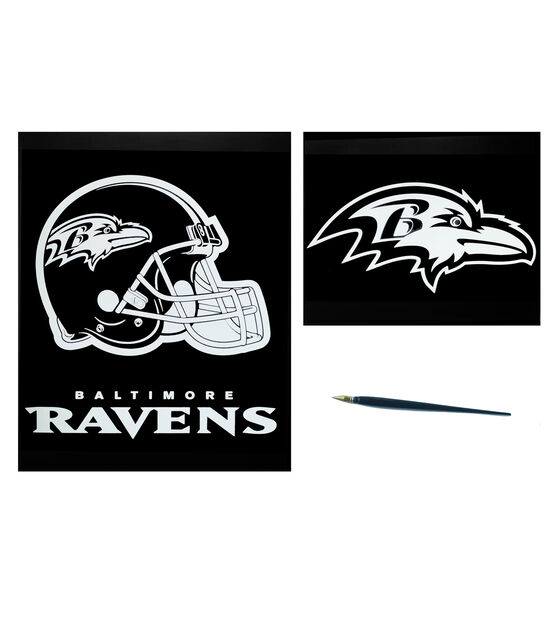 Sporticulture ct nfl baltimore ravens scratch art kit