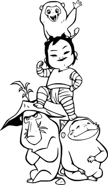 Raya and the last dragon coloring pages