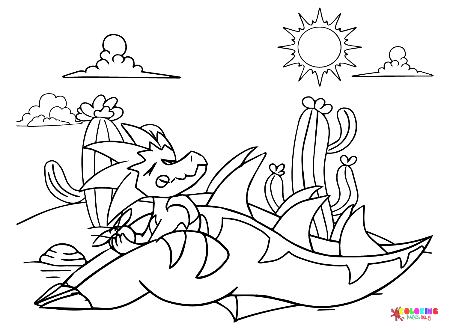 Dracozolt coloring pages printable for free download