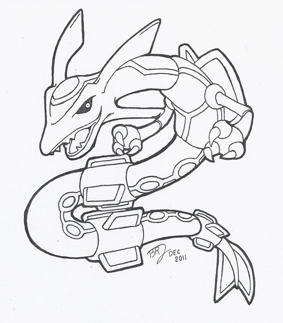 Rayquaza by leatherruffian on