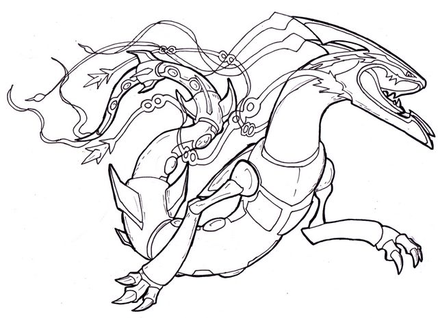 Rayquaza pokemon coloring page pokemon coloring pokemon coloring pages coloring pages