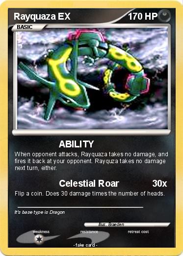 Pokemon rayquaza ex