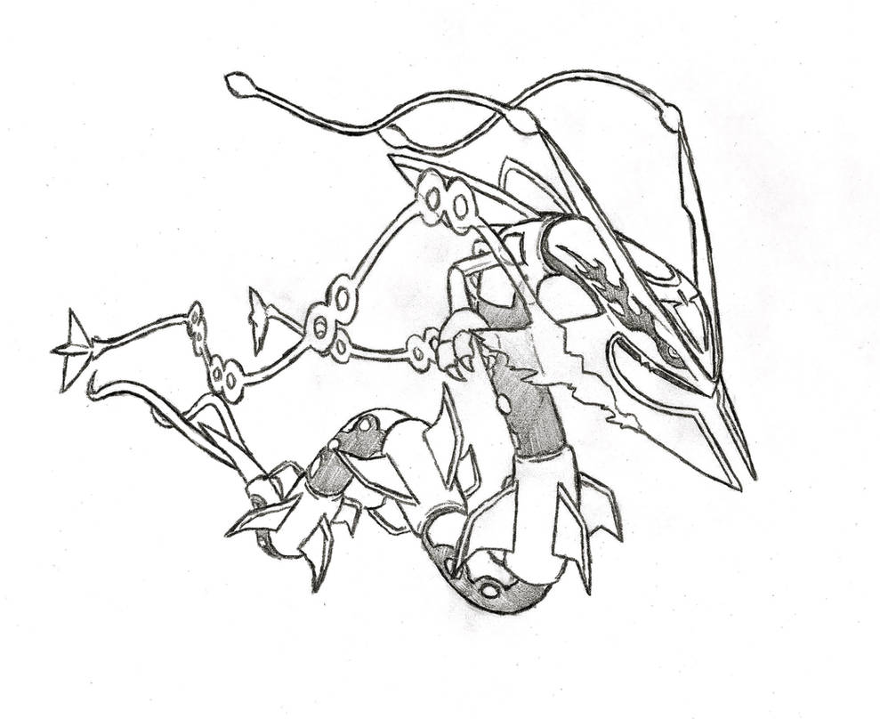 Mega rayquaza by xxd on