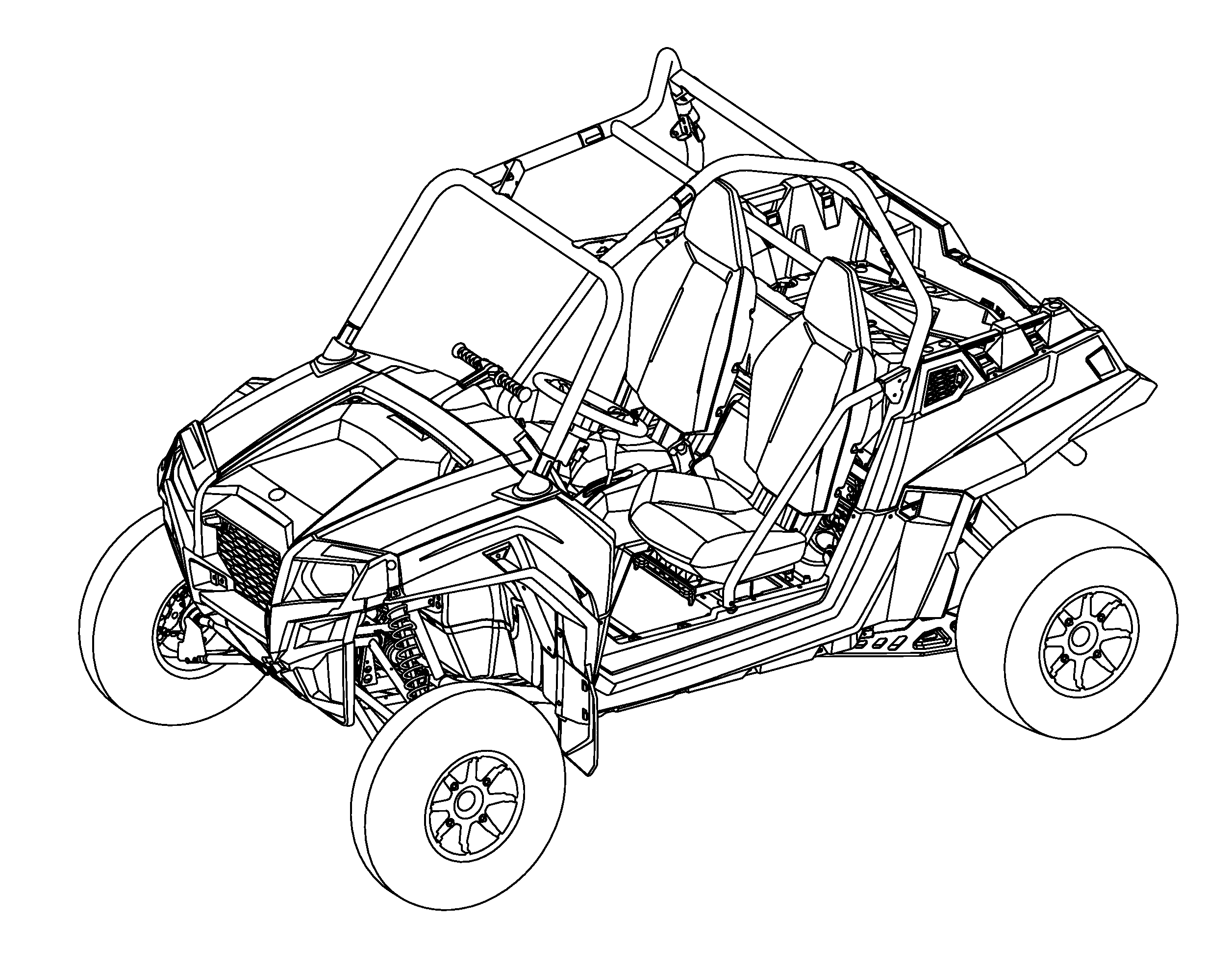 Polaris rzr drawing tractor coloring pages coloring pages coloring books