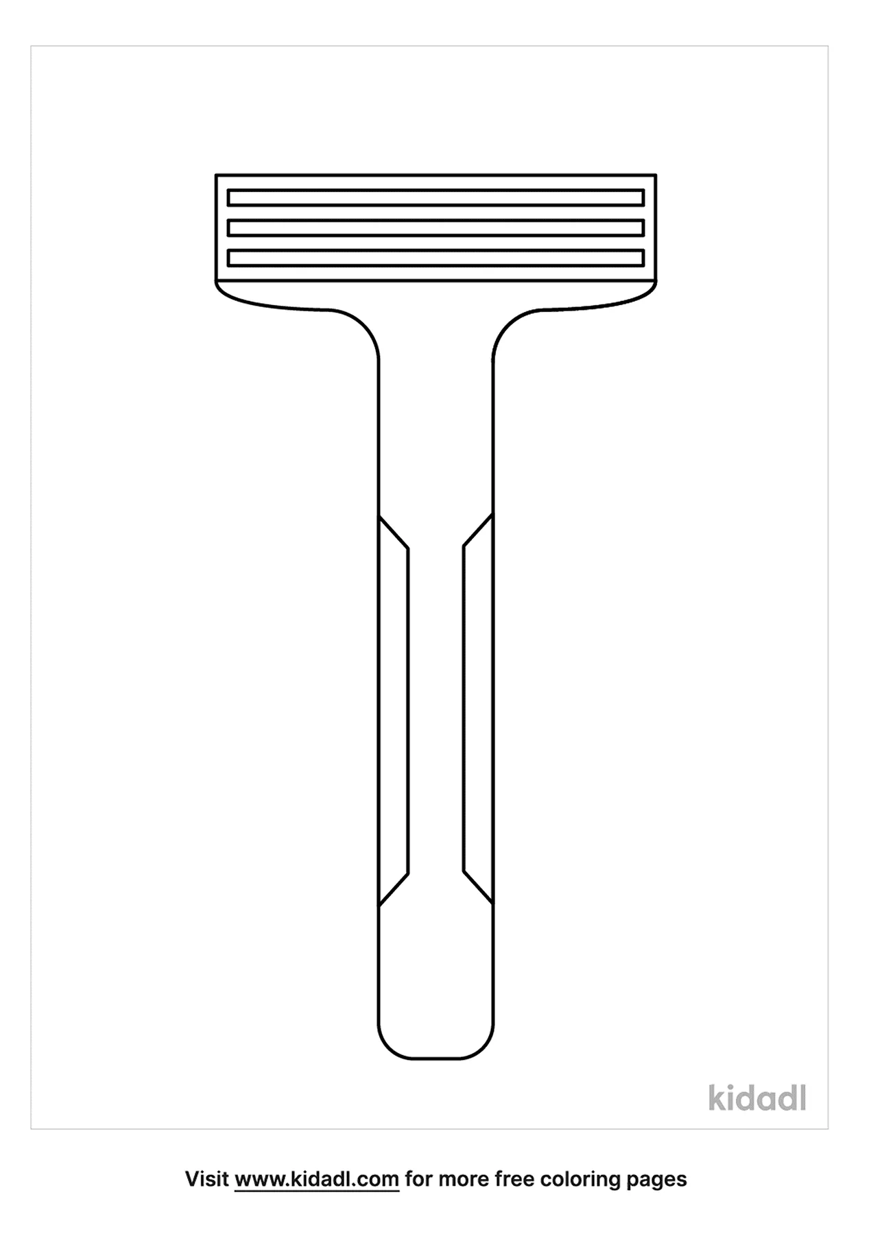 Free razor coloring page coloring page printables