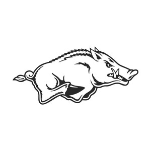 Arkansas razorback svg