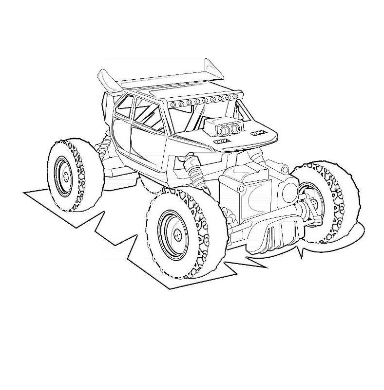 Monster truck coloring pages monster truck printable book digital download not a physical product download now