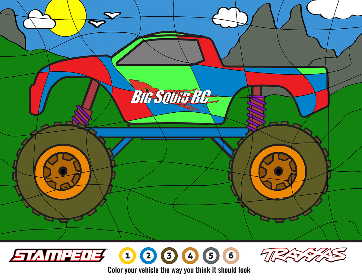 Lets color with traxxas big squid rc â rc car and truck news reviews videos and more