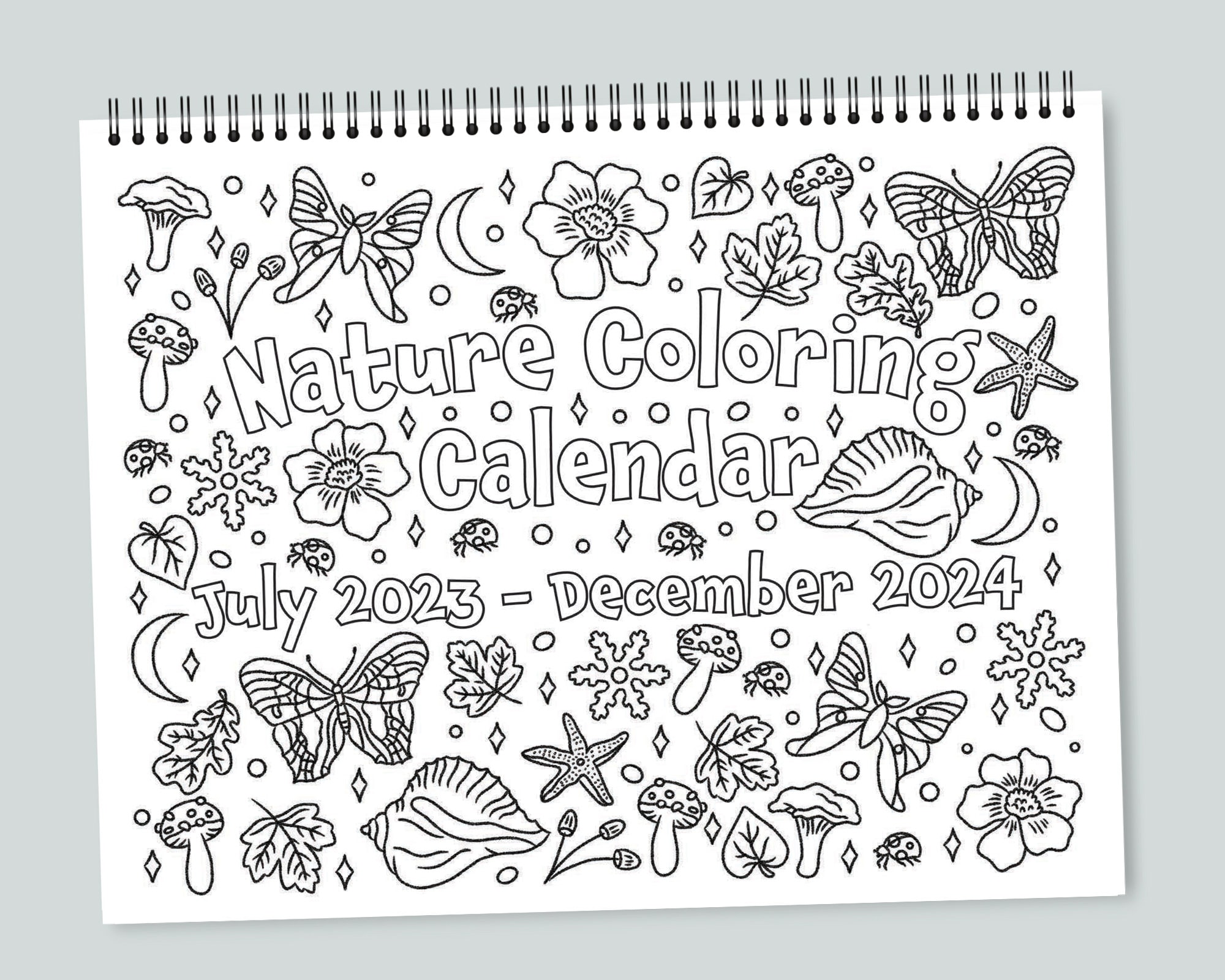 Coloring calendar