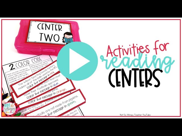 Reading centers