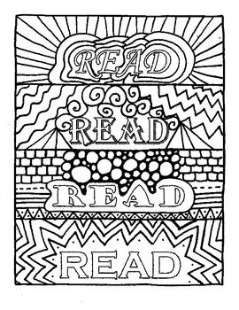 Bookmarks to color read coloring bookmarks free adult coloring pages coloring pages to print