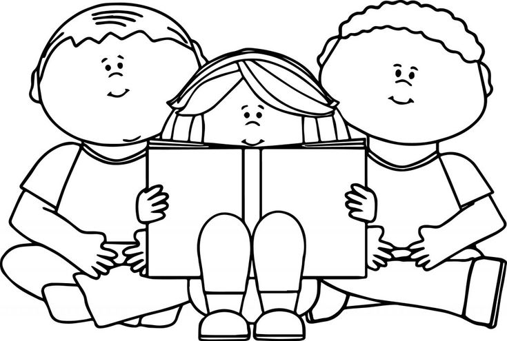 Books coloring pages
