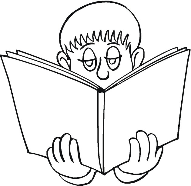 Free reading coloring pages